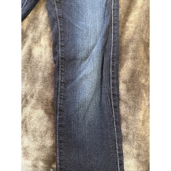 AG Adriano Goldschmied Women's Maternity Skinny Denim Blue Dark Wash Size 24R - Picture 4 of 16